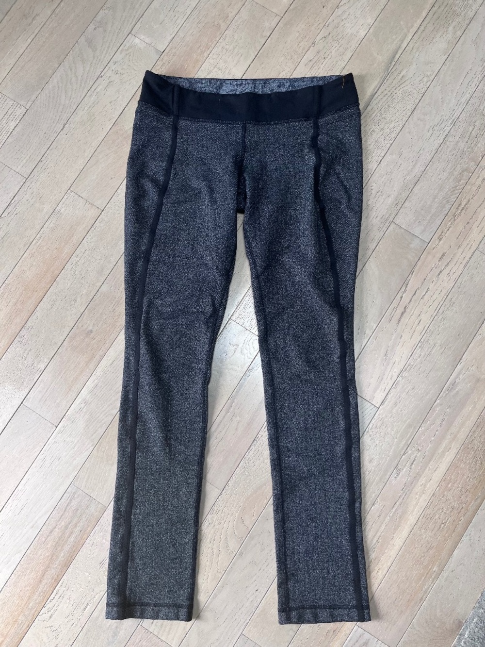 Lululemon Size 10 Womens Straight Leg Pant Casual Comfort Pockets Herringbone